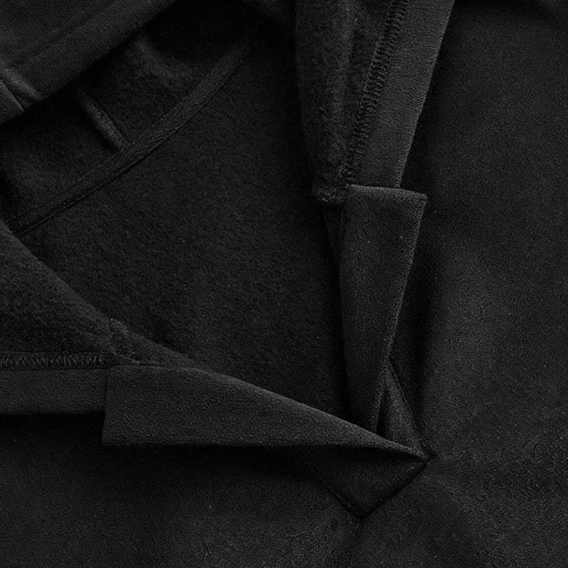 في عام 2025، سترة رياضية نسائية عصرية ورائعة بأكمام طويلة ولون سادة، سترة فضفاضة وغير رسمية للنساء #5