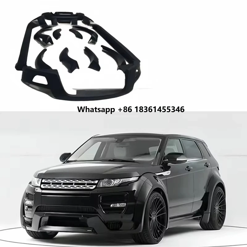 

For the Modification of Range Rover Evoque with HAMANN Wide-body Resin Bumper, Including Side SkirtsSuitable