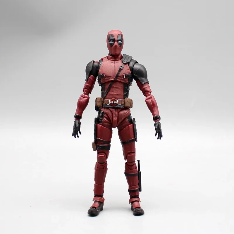 15cm Anime Figures Marvel Deadpool 2 Action Figure Shf X-Men Pvc Gk Statue Figurine Model Doll Collection Kids Toys Birthday