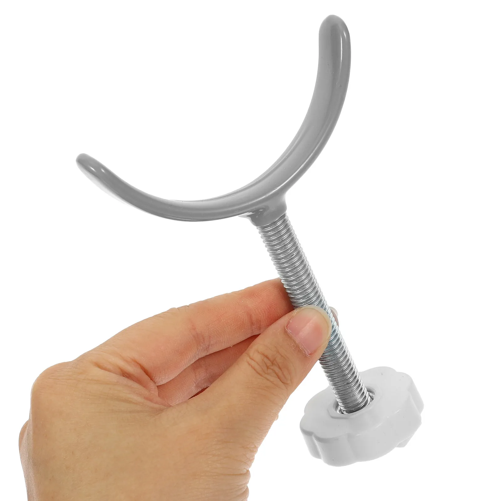 U-Shaped Alloy Guardrail Holder for Security Door – Adjustable Tightness, Baby & Pet Safety Fixing