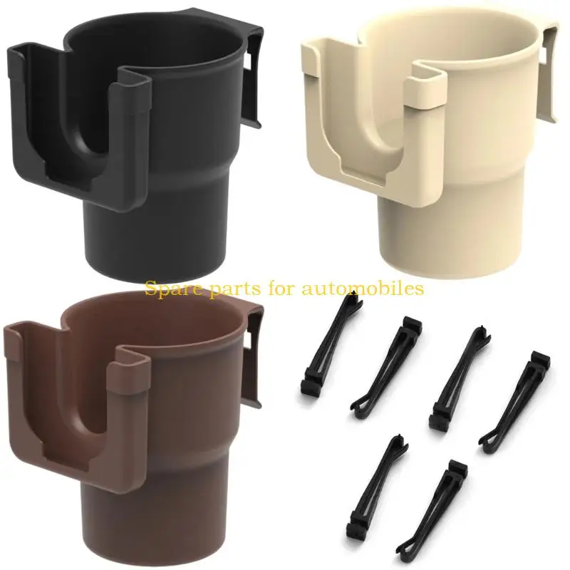 

H58F Double Purpose Car Accessory Cup Holder & Phone Holder Multiple Functional Car Cup Holder for Enhanced Driving Experience