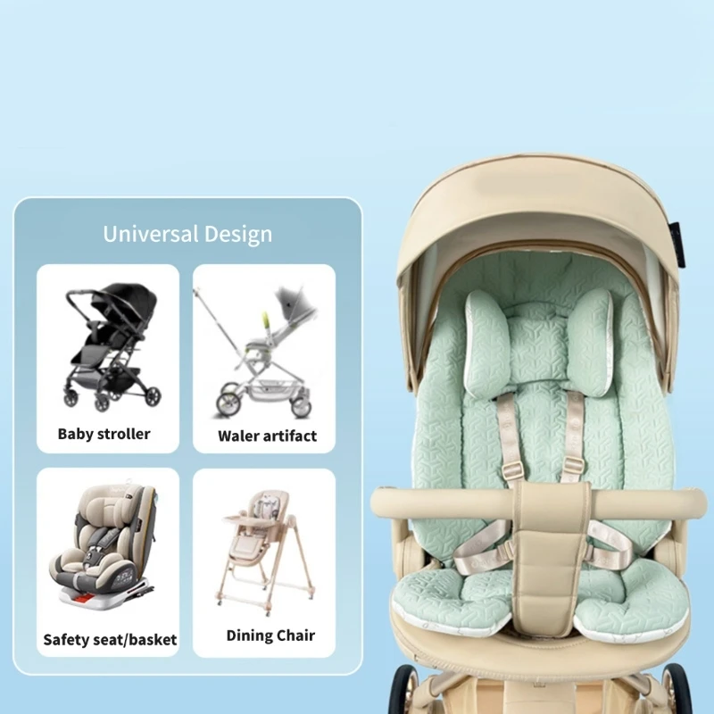 

Universal Baby Pushchair Pillow with Removable Pillow Double Sided Feature for Carriage and High Chair 24BE