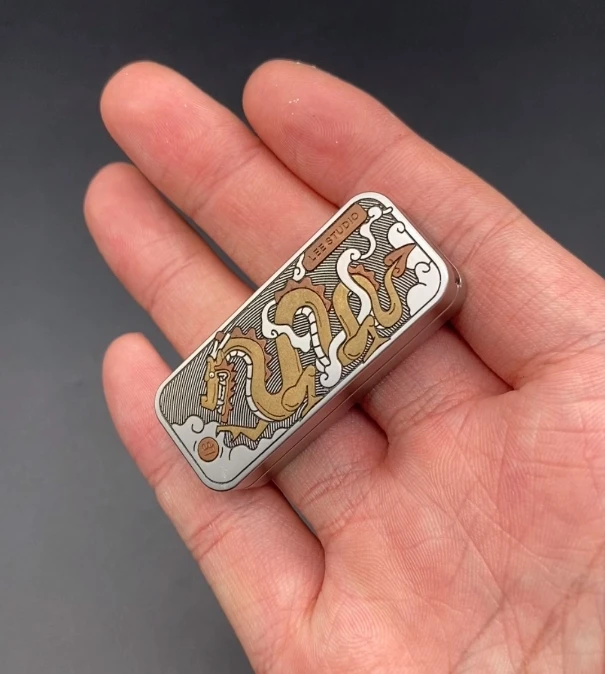 

Подержанные игрушки для декомпрессии EDC Lee One Bean медный фиджет slider push