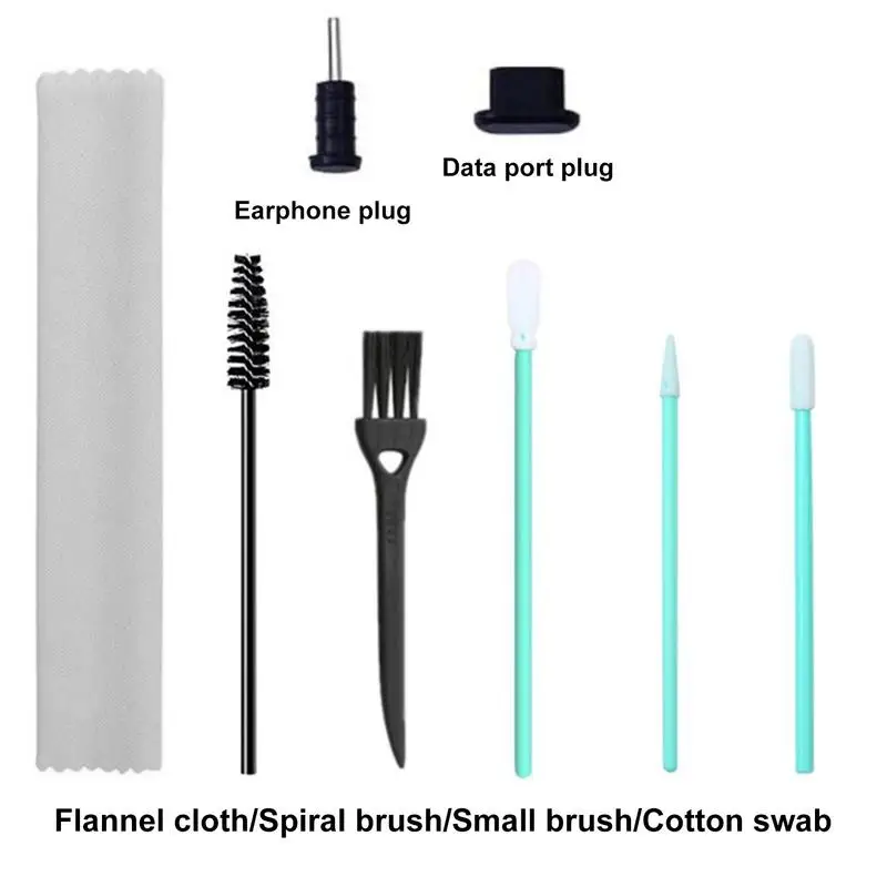 Charging Port Cleaner USB C Plug Set And Headphone Jack Cleaner USB Charging Port Dust Port Covers 56X Phone Cleaning Kit For