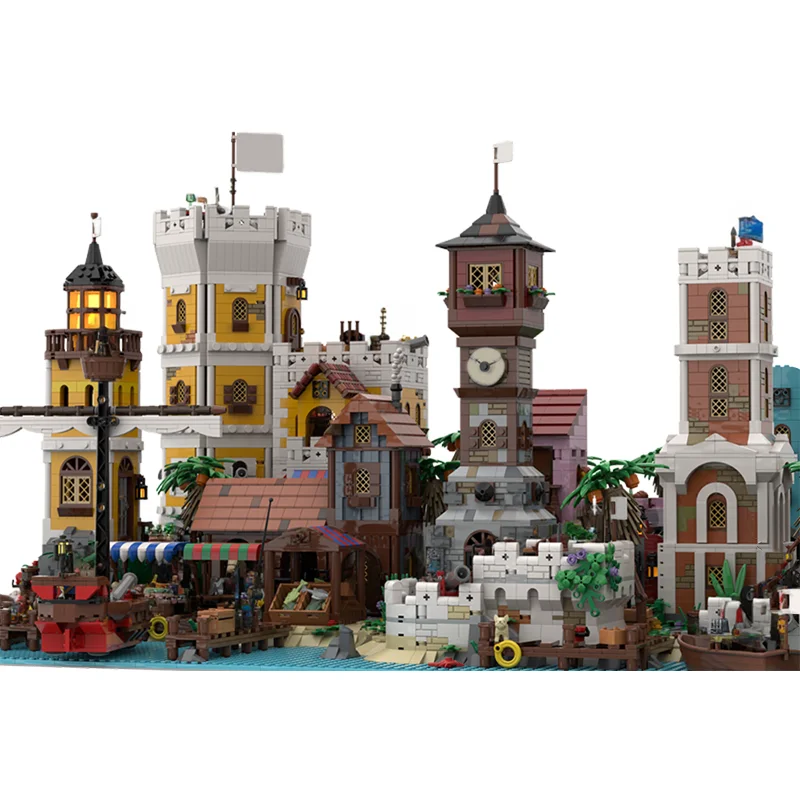 20747 قطعة MOC في نهاية المطاف القراصنة العالم القراصنة نموذج اللبنات البناء تجميع لعبة لتقوم بها بنفسك هدية الكريسماس فكرة الطوب الاطفال #3