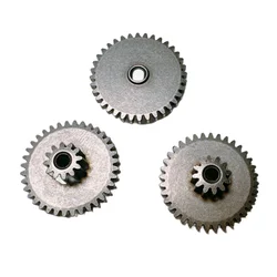 2PCS Metal Double Gear 0.5Modulus 12Teeth+36Teeth Hole Diameter 2.5mm 0.5M 12T+36T Free Fit Metal duplex gear Powder metallurgy