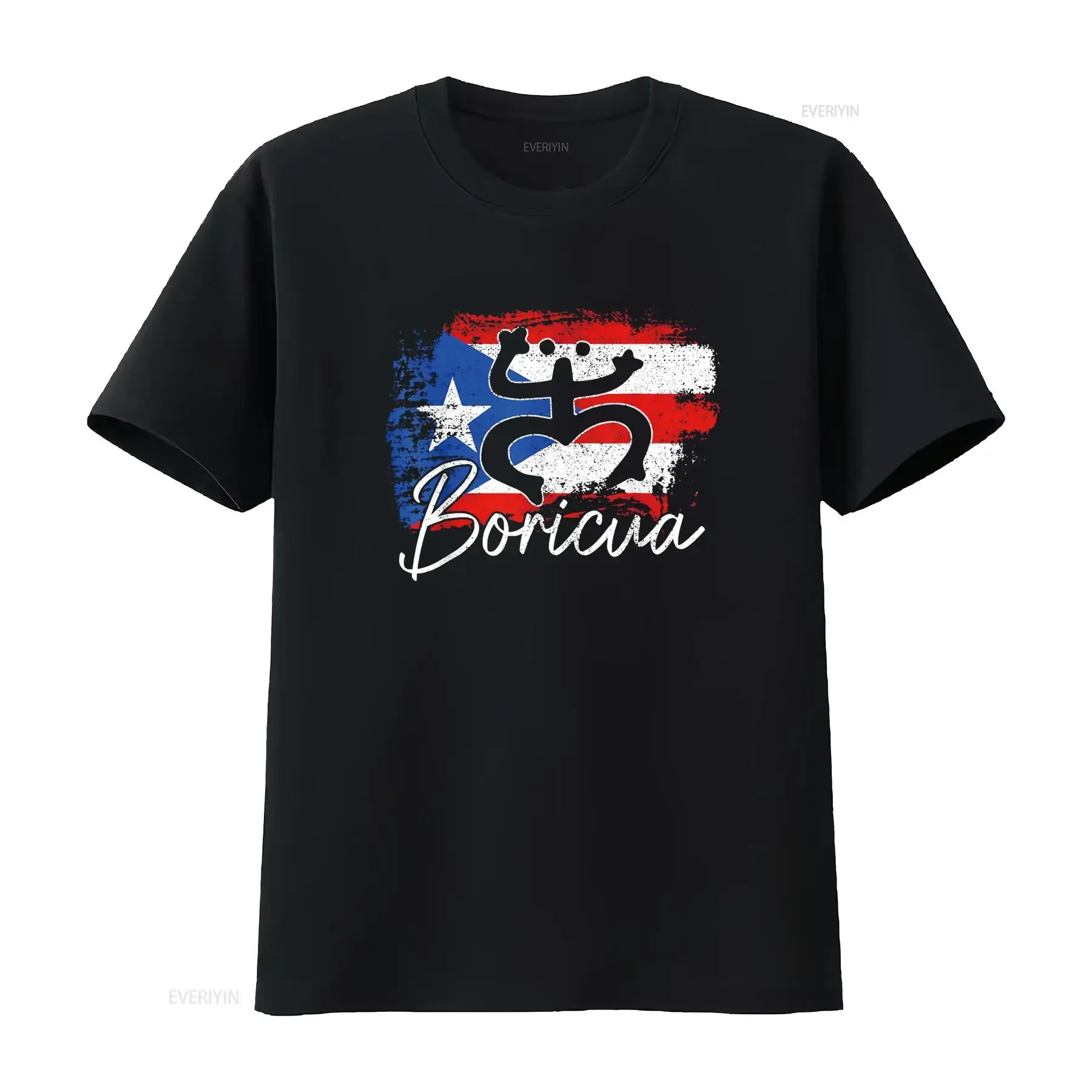 

Puerto Rican Flag Hispanic Heritage Boricua Rico Frog T Shirt vintage Washed Stylish Soft Casual Versatile Slightly