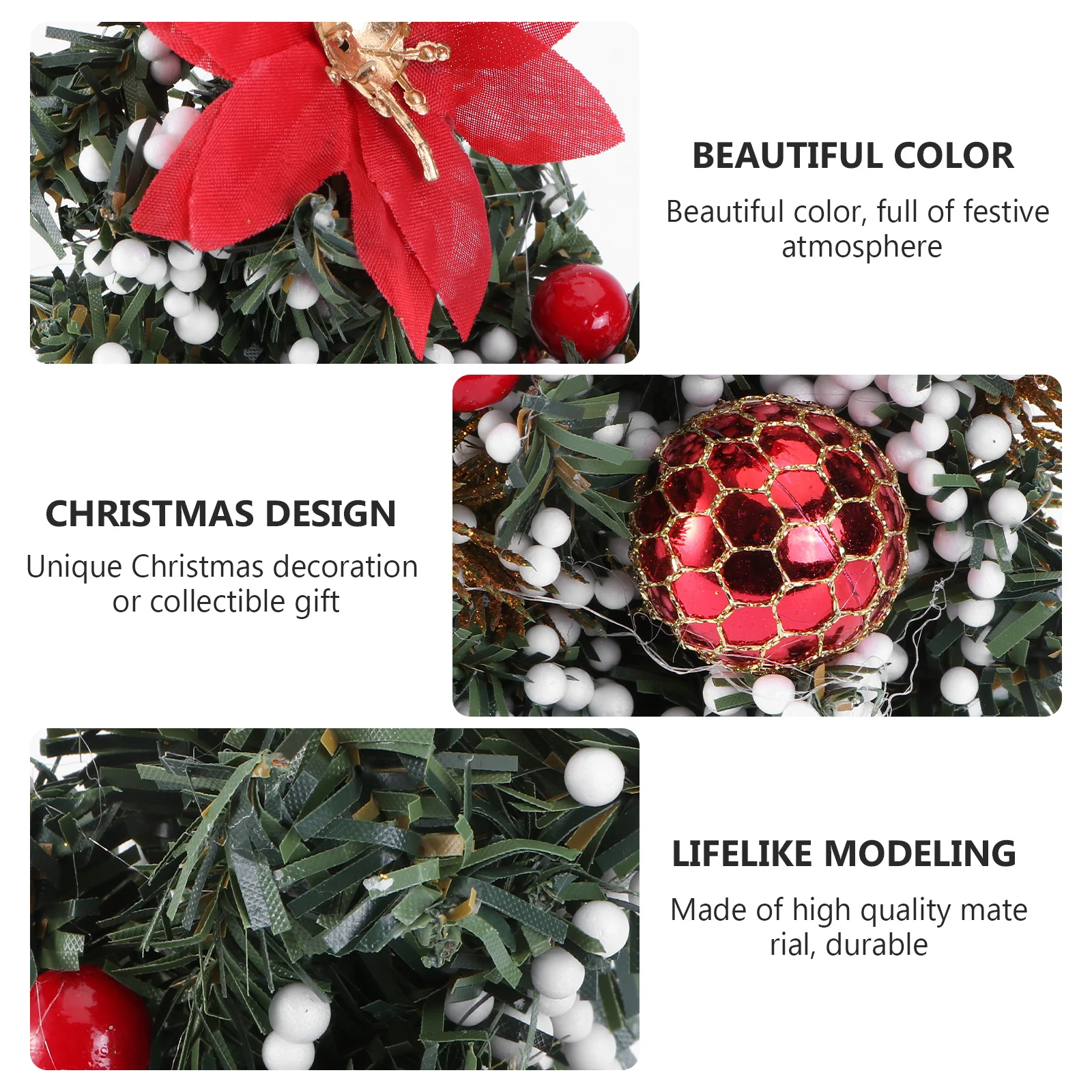 

Mini Christmas Tree Artificial Tabletop Decor For Home Office Desk Holiday Party Supplies Small Christmas Trees Red Flower