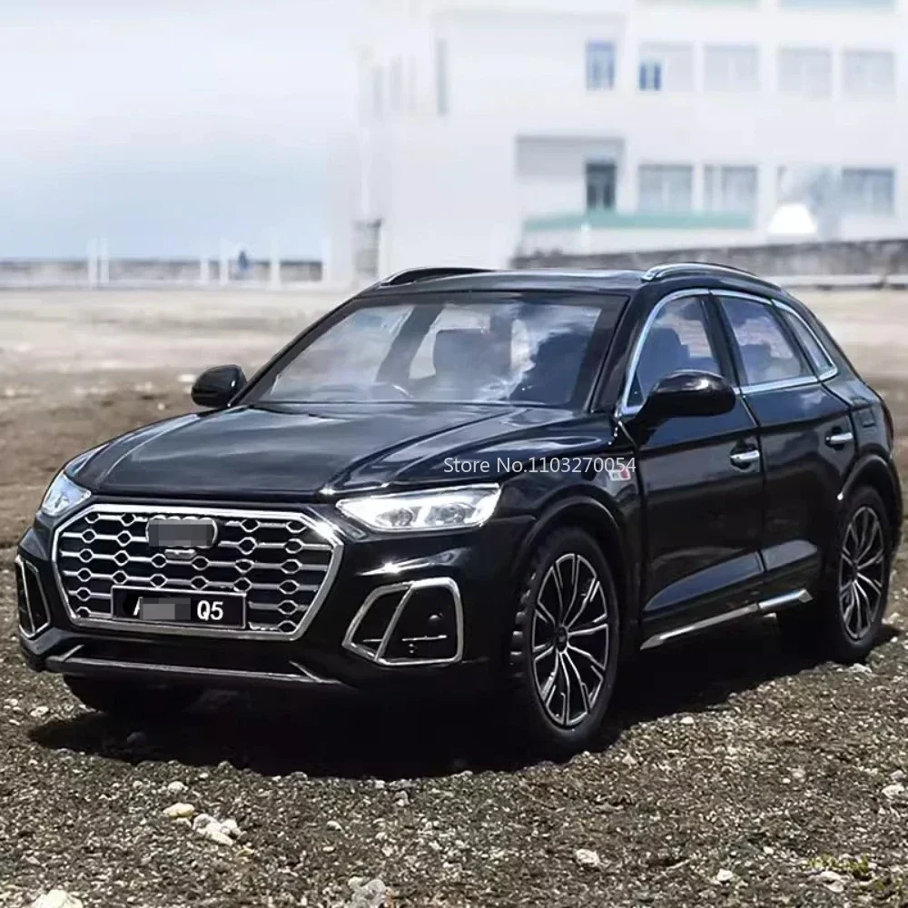 

Масштаб 1/24, модель автомобиля Q5 SUV из сплава, коллекционная игрушка с металлическими литыми автомобилями, имитация звука и фото, детские игрушки, подарки для детей