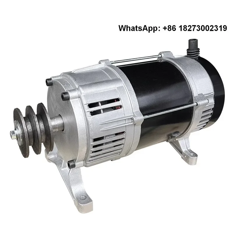 Gasoline small pulley generator 2 kW 3/5/6/8/10KW single/three-phase 380/220V electric ball