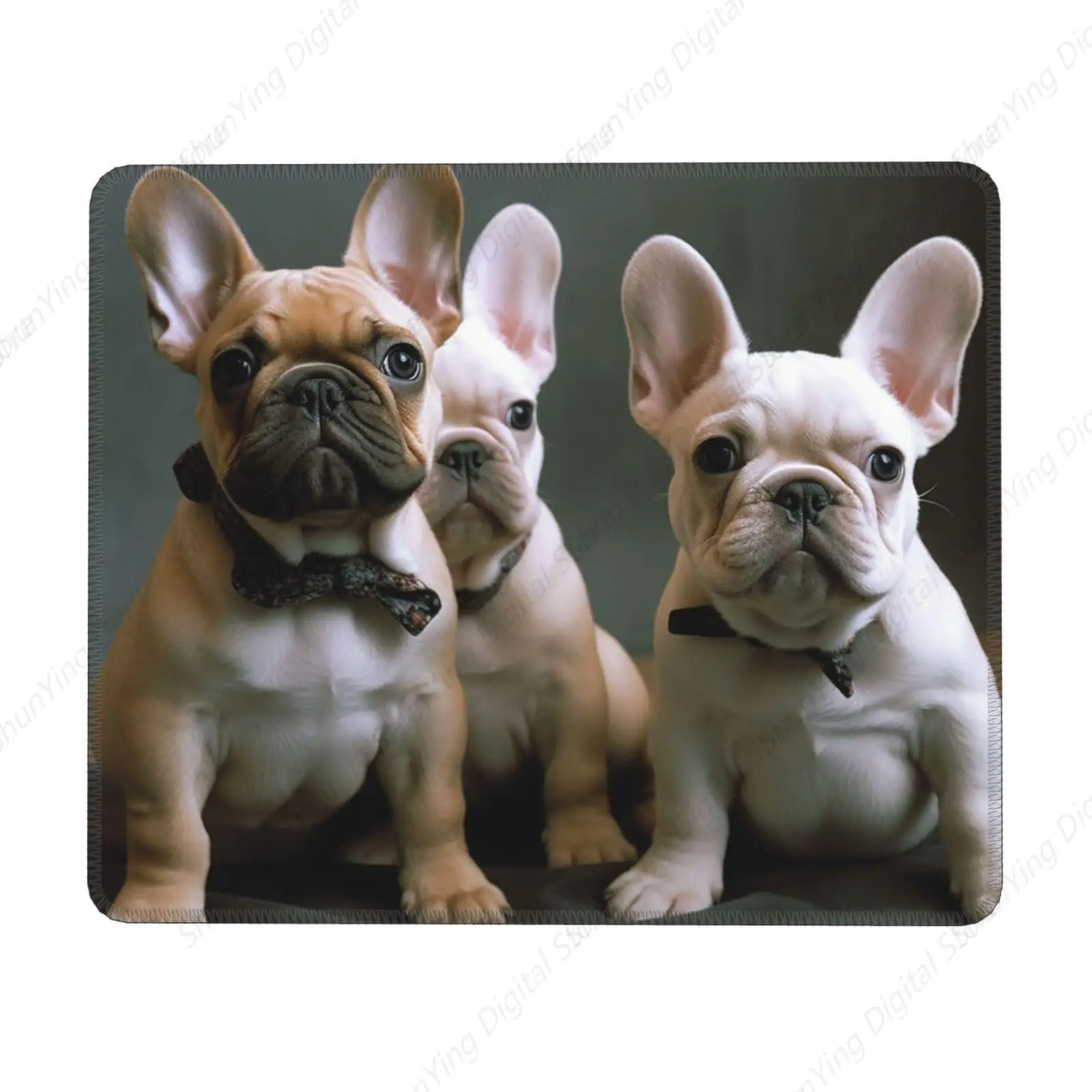 Durable Mouse Pads For Men And Women French Bulldog Dog Mouse Pad Gaming Table Pad Anti Slip Rubber 18*22cm