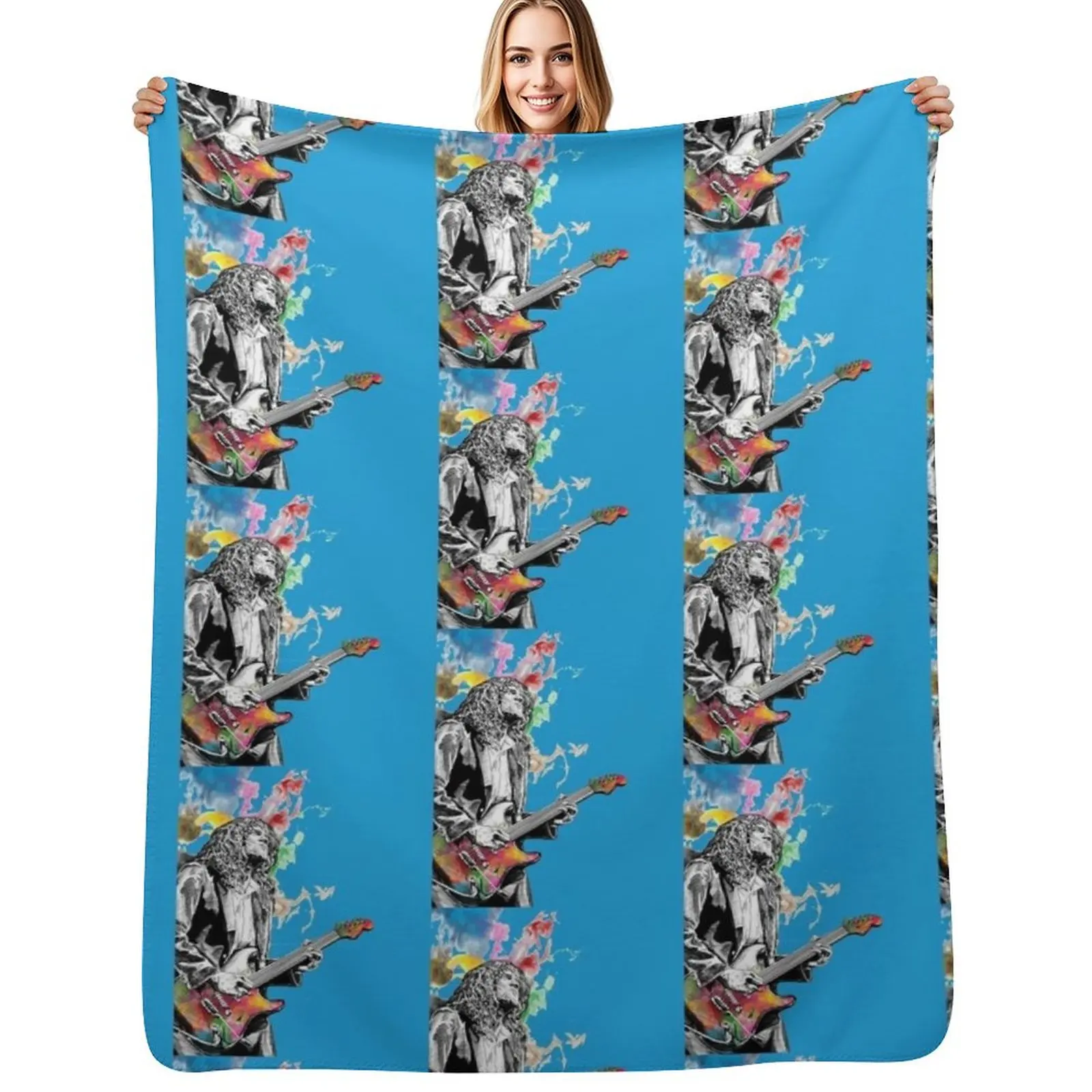 

John Frusciante _colour_ Throw Blanket Thins Hairy Thermals For Travel Decorative Throw Blankets