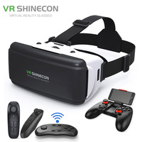 New Virtual reality 3D VR Glasses Shinecon Pro VR Glasses Google Cardboard Headset Virtual Glasses For Smartphone ios Android