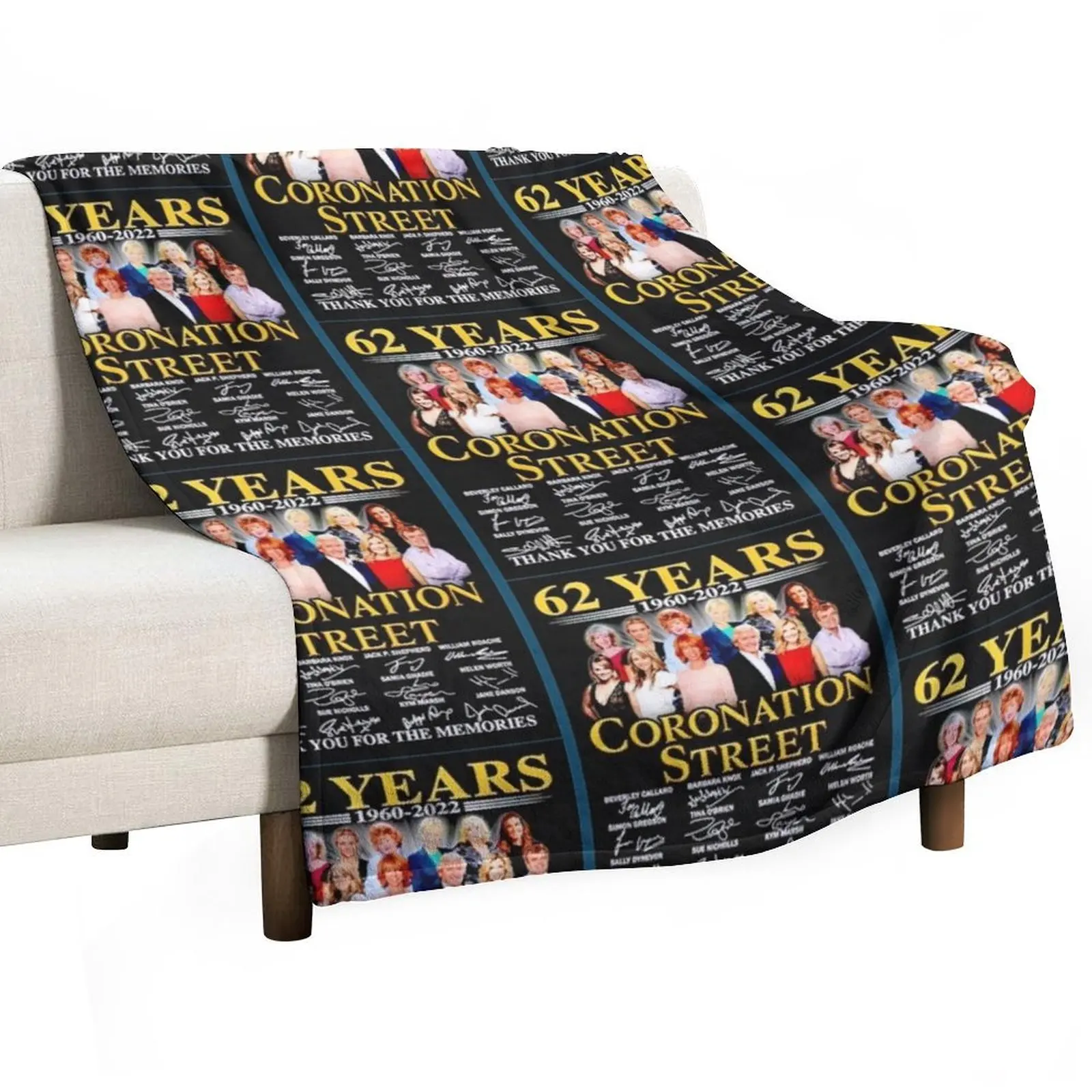 Coronation Street Essential Throw Blanket Warm Throw Blanket Gift for Anniversary