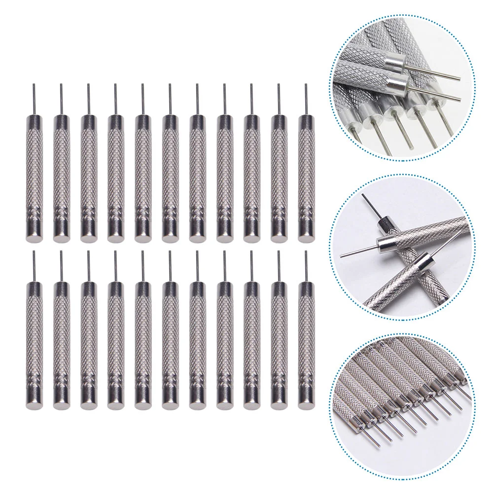 24 Pcs Punch Needle Watch Band Remover Restorer Shaft Pin Removal Repair Kit Watchband Puncher Disassemble