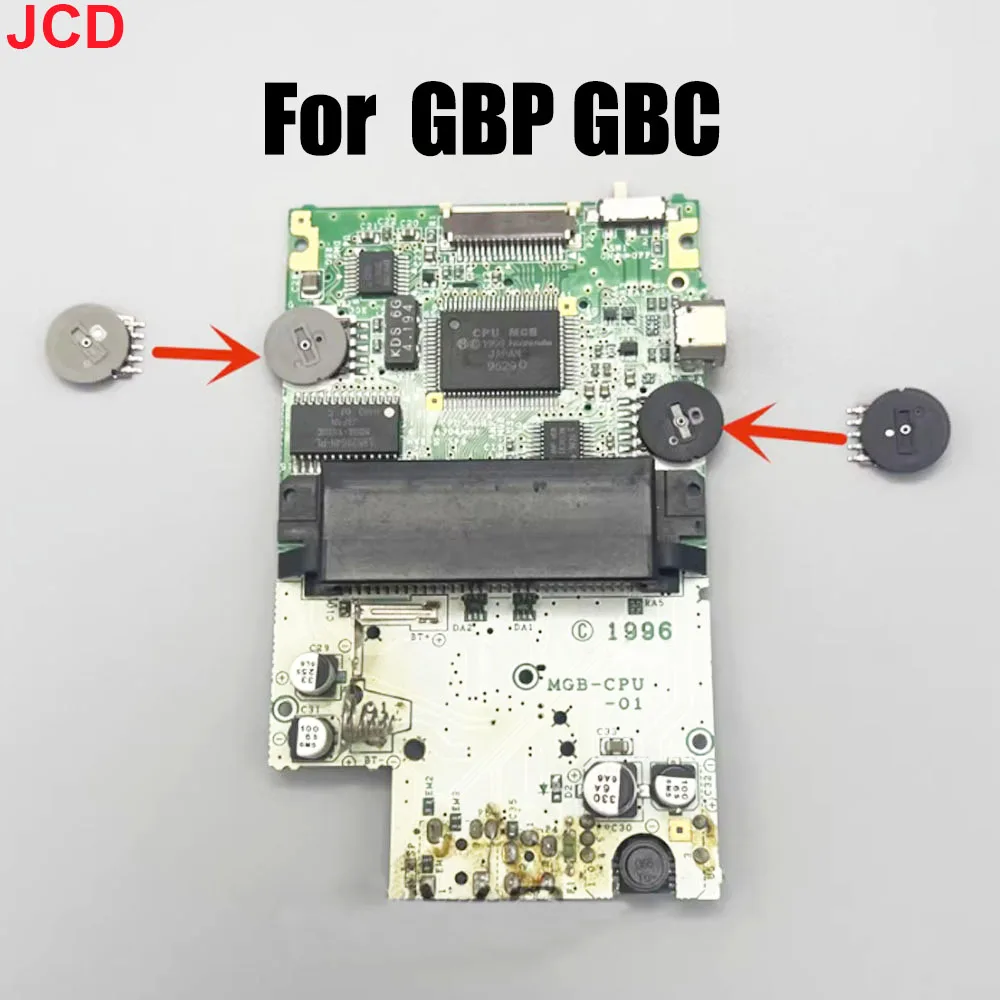 JCD 1pcs Original LCD contrast adjustment knob, volume knob, volume switch For Gameboy GBP GBC Motherboard Potentiometer