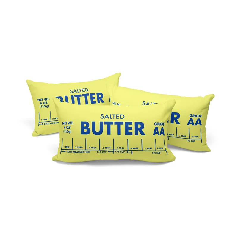 Gaslight Gatekeep Girlboss Butter Stick Rectangular Throw Pillow Covers Cushion Cases Pillowcases