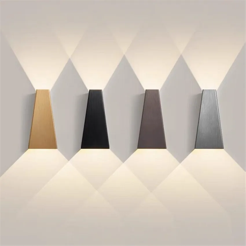 

LED Indoor Wall Lamp Bedroom Living Room Wall Light 6w Decoration Up OR Down Light Aluminum Sconce Modern Wall Lamps Y76