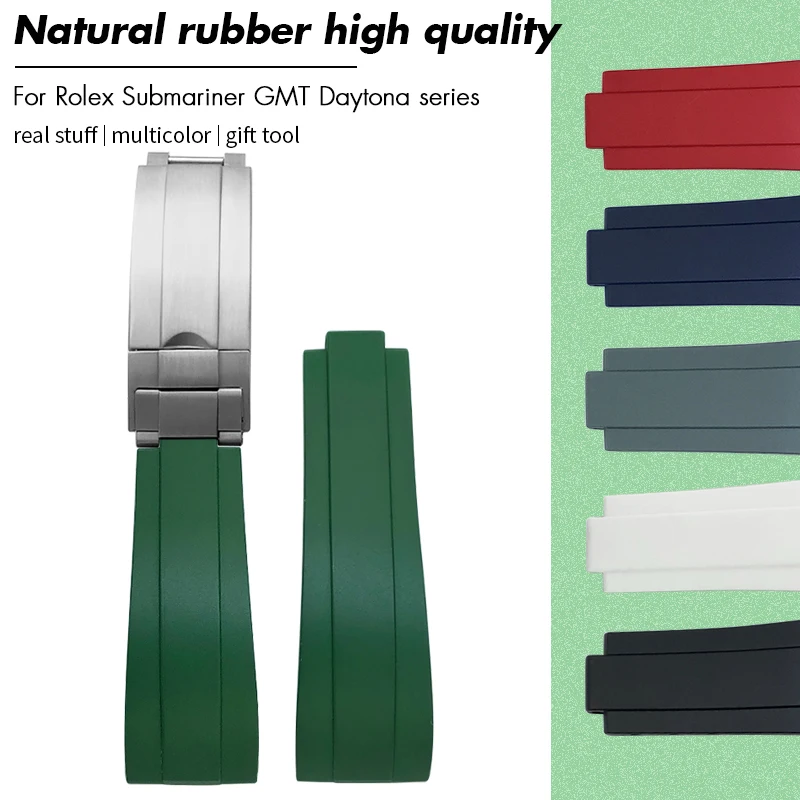 Rubber Watchband Fo… - image