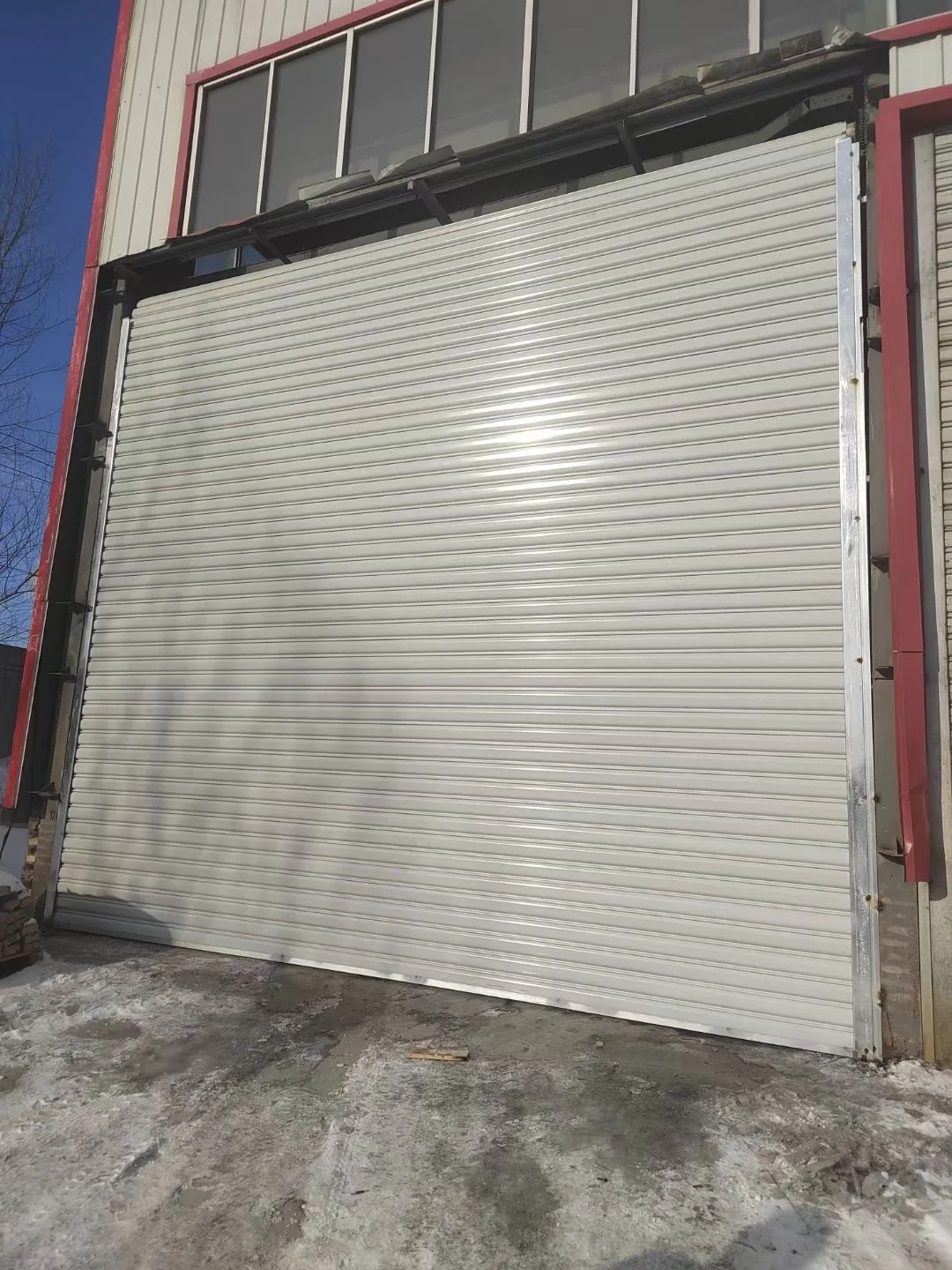 High Durability Aluminium Roll up Door Sliding Rolling Door Rolling Gate Windproof Roller Shutter Door