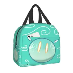 Anemo Slime Genshin Impact Borsa termica per il pranzo per le donne Gioco anime Dispositivo di raffreddamento portatile Bento Box termico da campeggio Picnic da viaggio