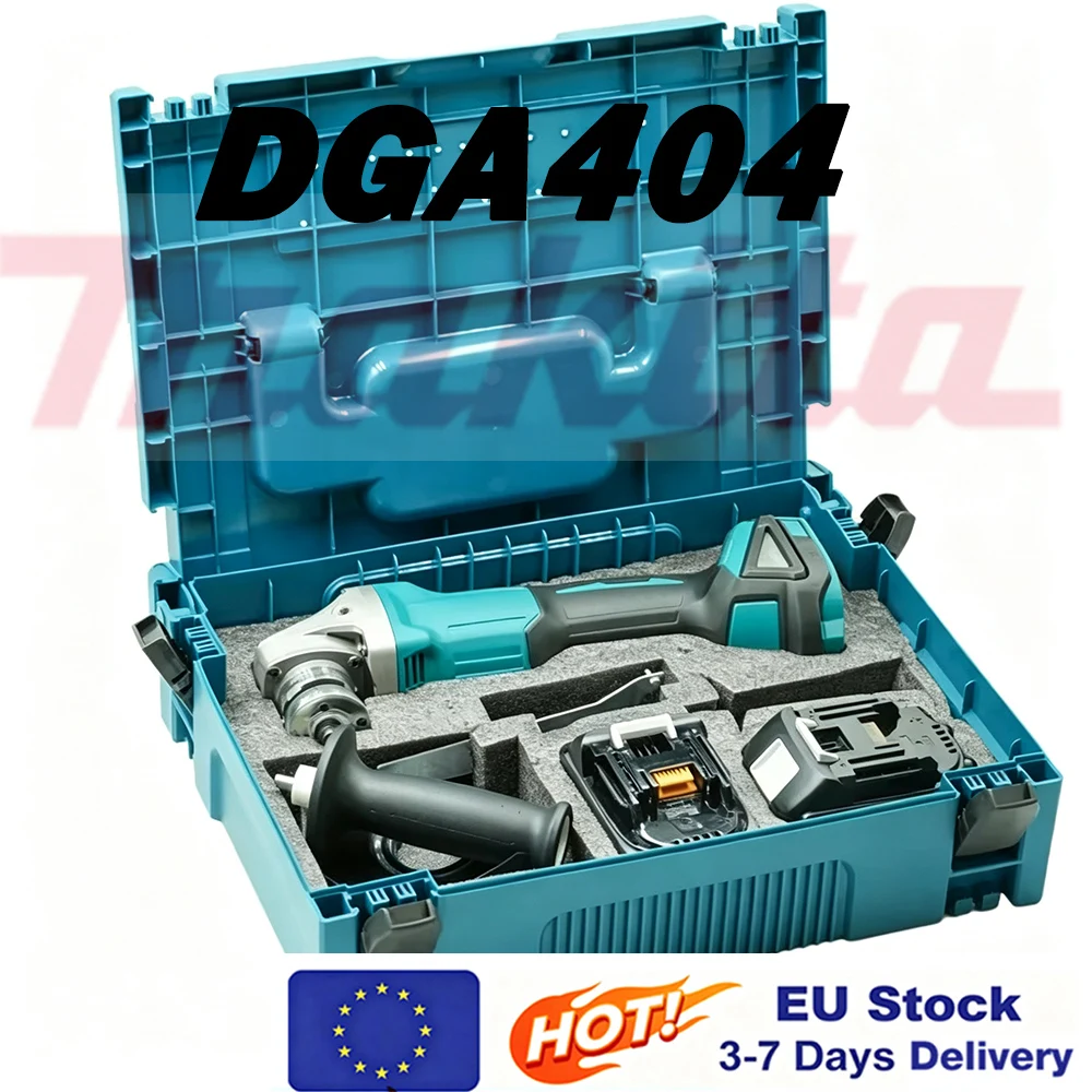 Für Makita 18V Akku 125 DGA404 Bürstenloser Lithium-Elektro-Winkelschleifer Wiederaufladbare Schneidemaschine Hochleistungs-Poliermaschine