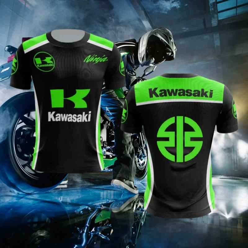 Велосипедные топы команды Kawasaki, гоночные крутые мужские сухие рубашки, мужская летняя одежда Футболки Велосипедные топы команды Kawasaki, гоночные крутые мужские сухие рубашки, мужская летняя одежда Футболки