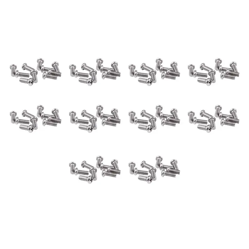 AB11-100 Pieces Computer TV LCD Monitor Stand Bracket Mounting Screw M4x10mm