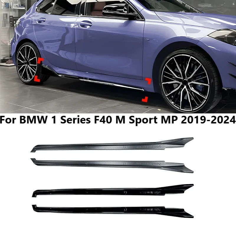 

Car Side Skirts For BMW 1 Series F40 M Sport MP 2019-2024 Bumper Diffuser Spoiler Trim Decorative Auto Body Kits Car Accessories