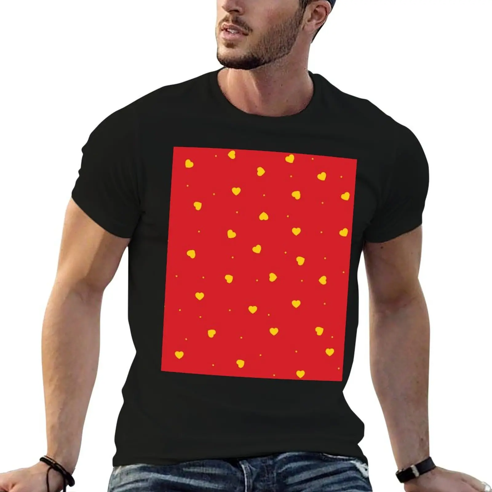 Valentine Little hearts T-Shirt customizeds graphic tee shirt mens designer t shirt