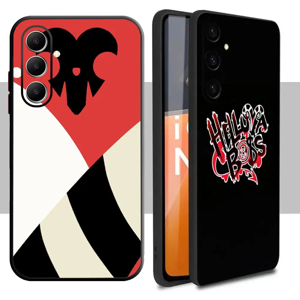 Helluva Boss classic Phone Case For Samsung Galaxy A16 A56 A36 A26 A06 A55 A54 A15 A35 A25 Soft Black