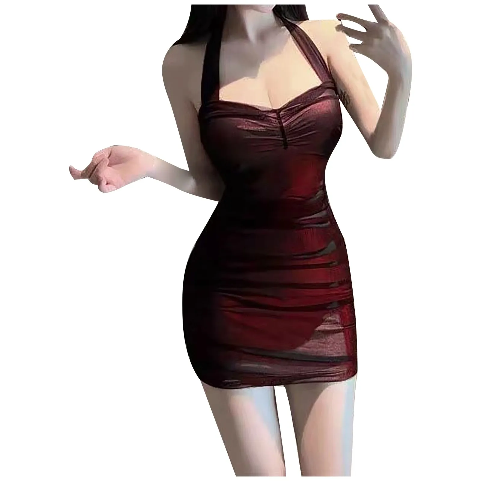 New Cocktail Dresses For Women Slim Sexy Strap Backless Mini Dresses Party Club Vacation Outfits for Women Sexy Casual Vestidos