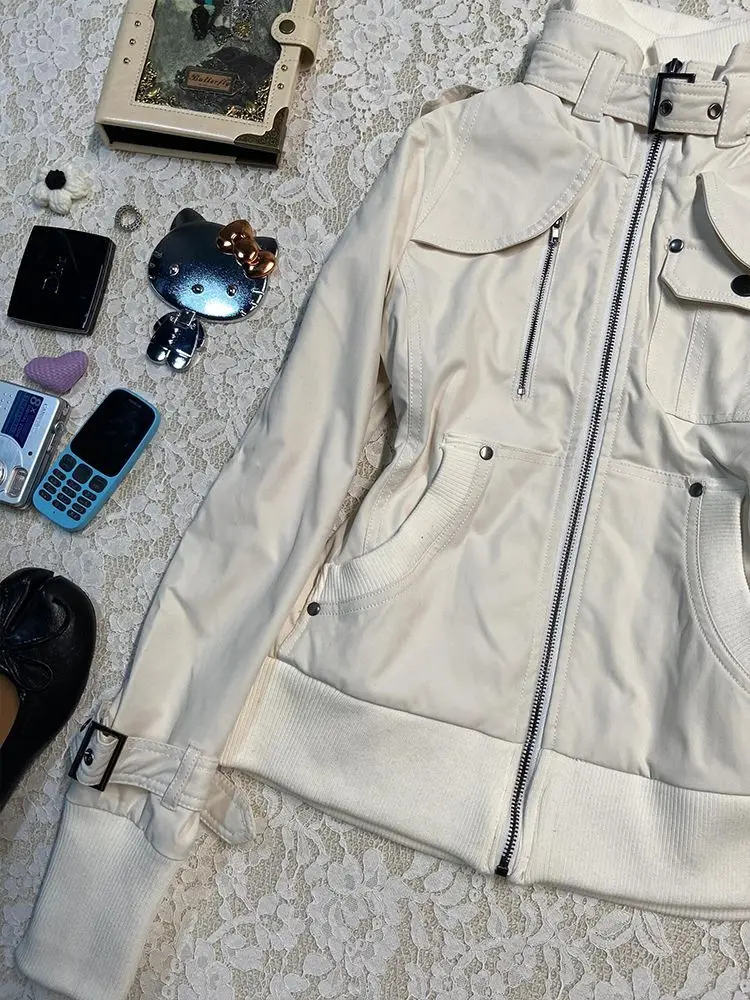 Hip Hop manteau femme vêtements Punk gothique Streetwear Vintage veste Y2k années 90 esthétique Harajuku fille chaude vêtements d'extérieur Grunge marée décontractée