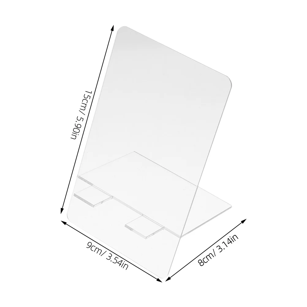 10 قطعة لوحة مذكرة أكريليك لسطح المكتب متعددة الوظائف قابلة للمسح لوحة كتابة لطلاب المكاتب المنزلية مستلزمات المكاتب