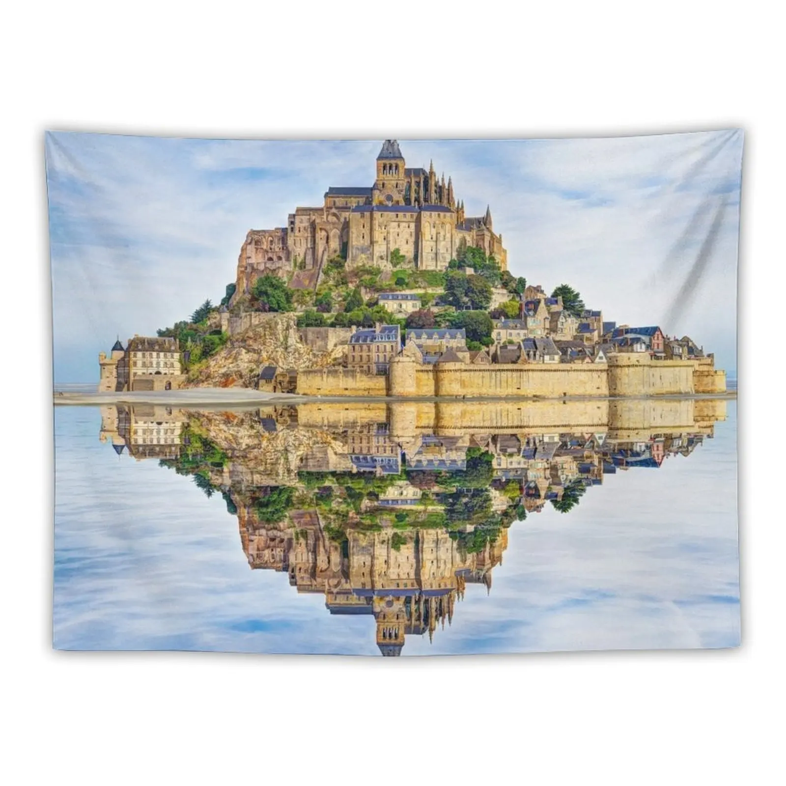 Mont Saint Michel Reflection Tapestry Wall Mural Bedrooms Decor Home Decoration Tapestry