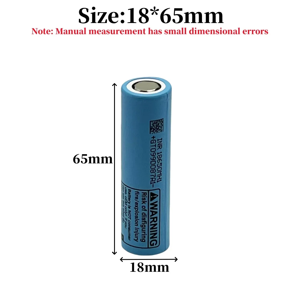 3.7V 3200mAh 18650 MH1 Li-ion battery for our 18650 30A toy tool flashlight battery+USB charger
