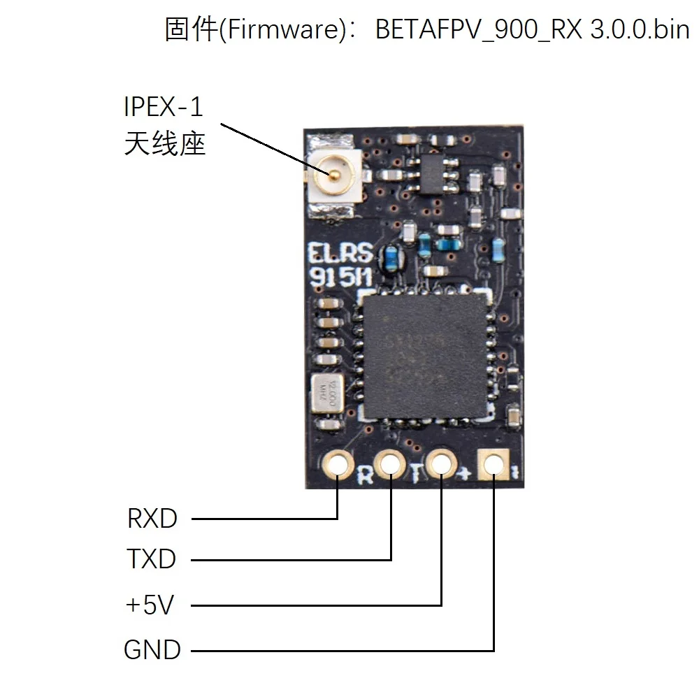 جهاز استقبال طويل المدى من JHEMCU-Nano لطائرات بدون طيار FPV ، slrs ، ELRS 915RX ، 900RX ، expresللي MHZ ، أجزاء ذاتية الصنع ، LR4 ، LR5