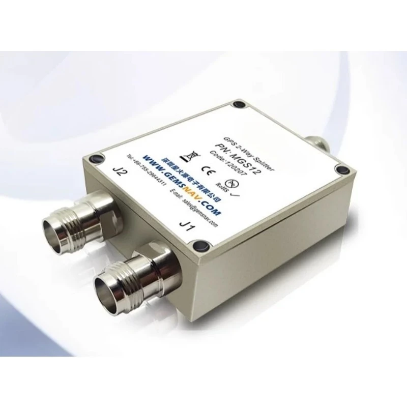 MGS12, GPS one point two power splitter, GNSS intelligent two power splitter, N SMA TNC type GPS Beidou power splitter