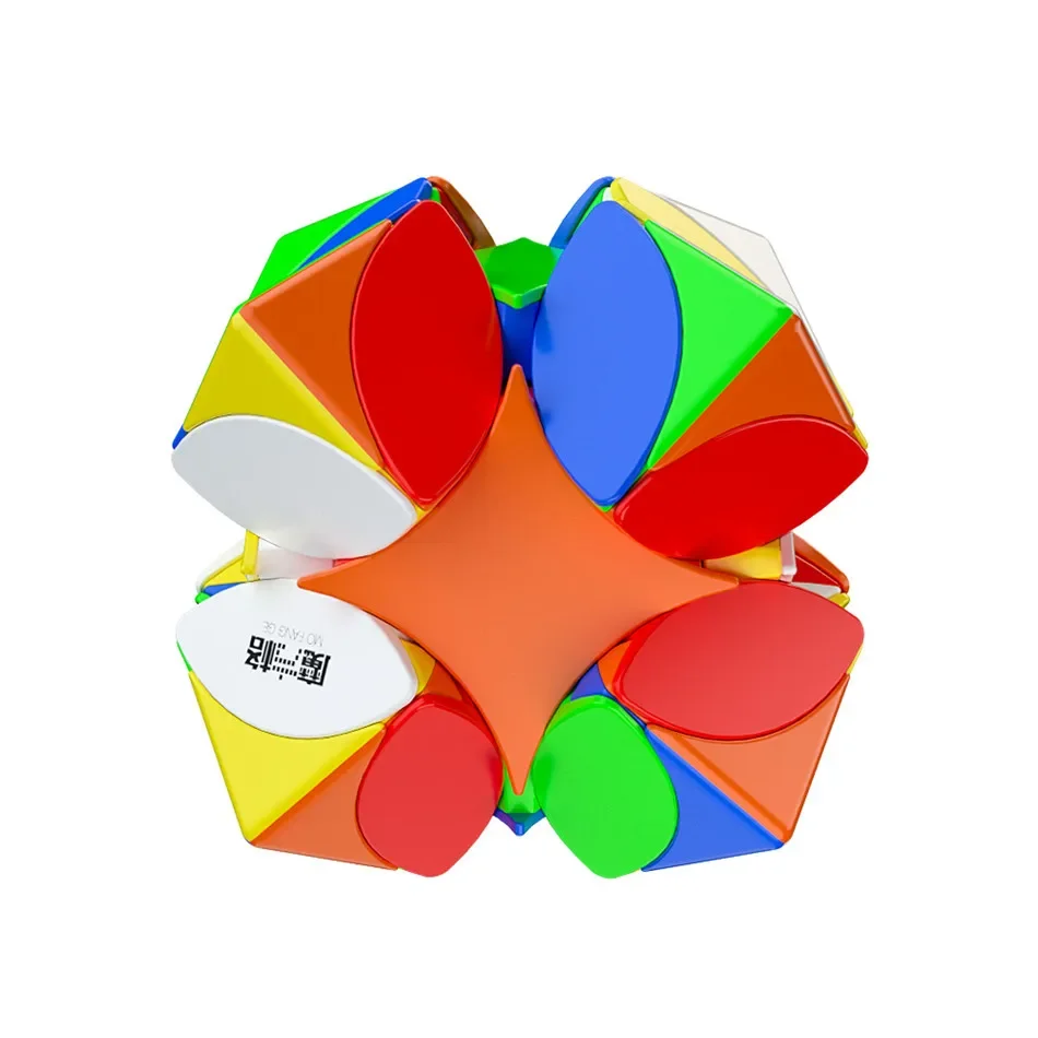 [JudyCube] Cubo de moneda de cobre Qiyi, Cubo mágico sin pegatinas, Cubo mágico de moneda Qiyi de Forma especial, rompecabezas divertido, Cubo mágico, regalos de juguete