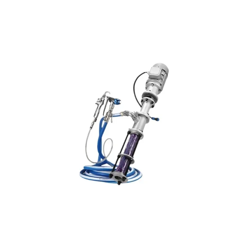 Brushless small steel cannon real stone paint spraying machine integrated machine