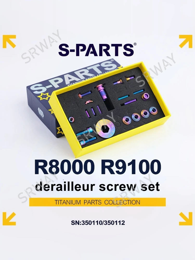 

Винты для велосипеда из титанового сплава, дорожный велосипед R8000 R9100 R7000, круглый тормозной винт, переключатель C, набор болтов с зажимом S-PARTS