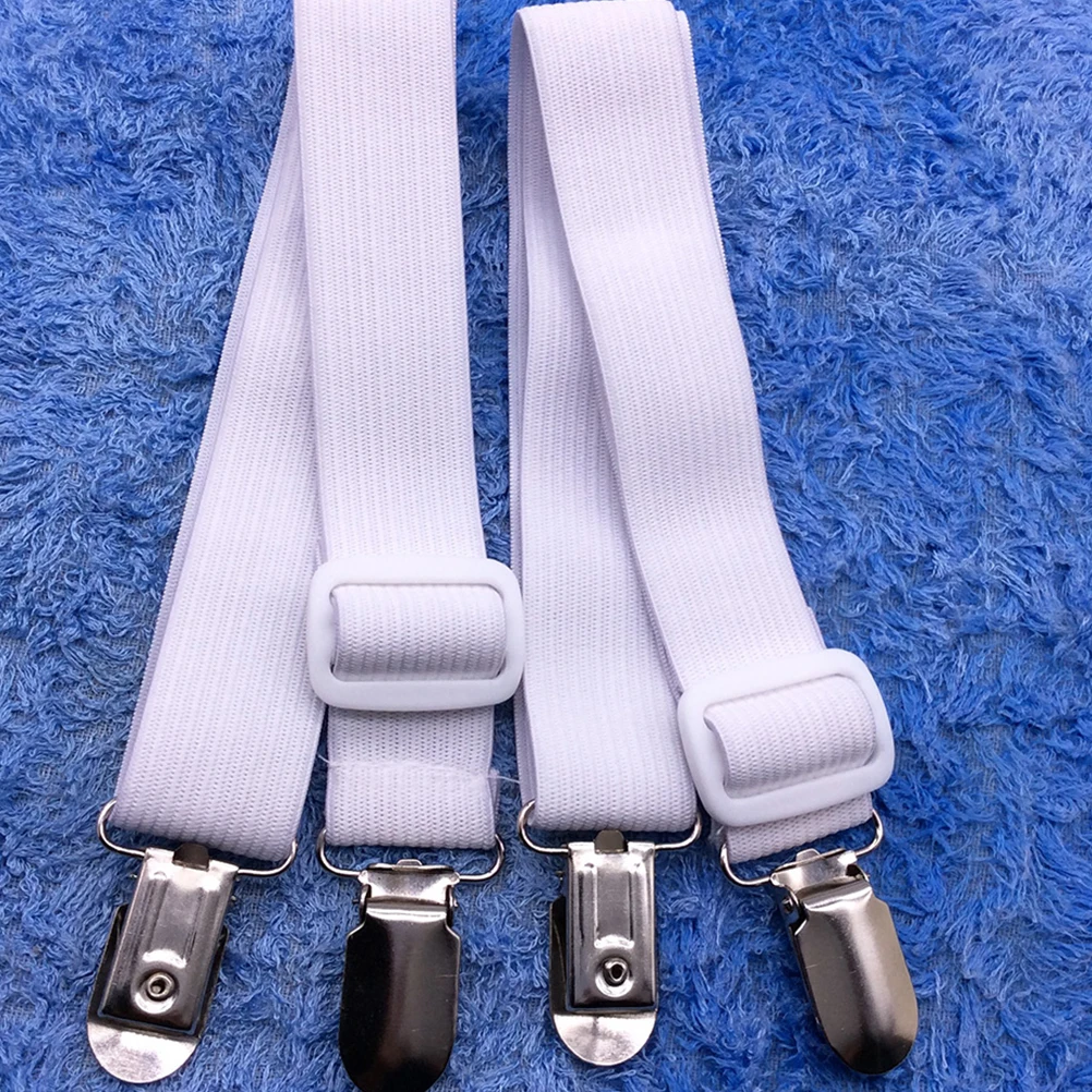 

12pcs Clips Elastic Fasteners Bed Sheet Gripper 35cm to 100cm Sturdy Gripper Bed Sheet Holder Household Accessories