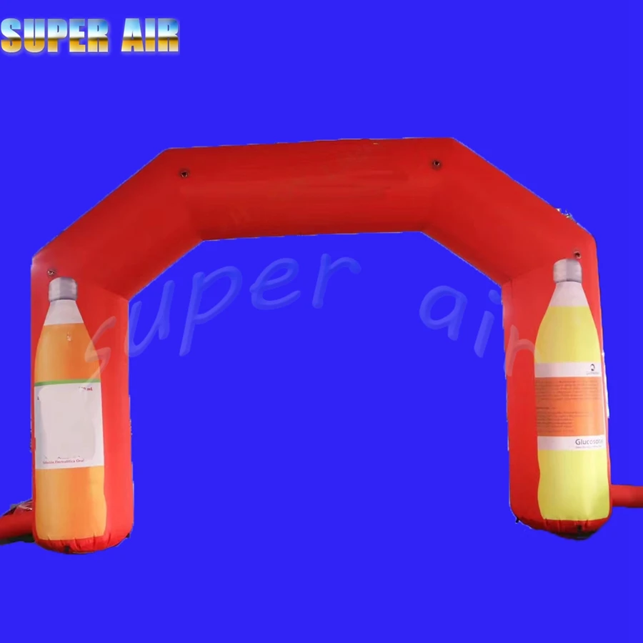 Popular production promotion inflatable race arch with custom logo for sport events