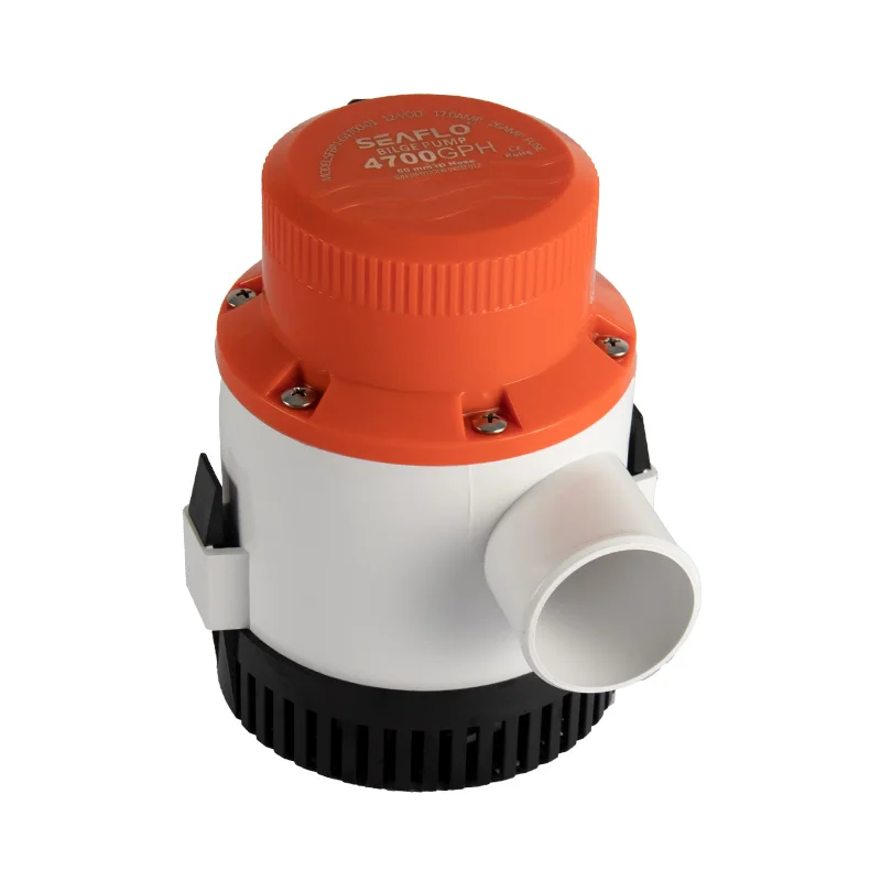 12V bilge pump for seaflo4700GPH yacht, DC submersible   ship, drainage , large flow water  24