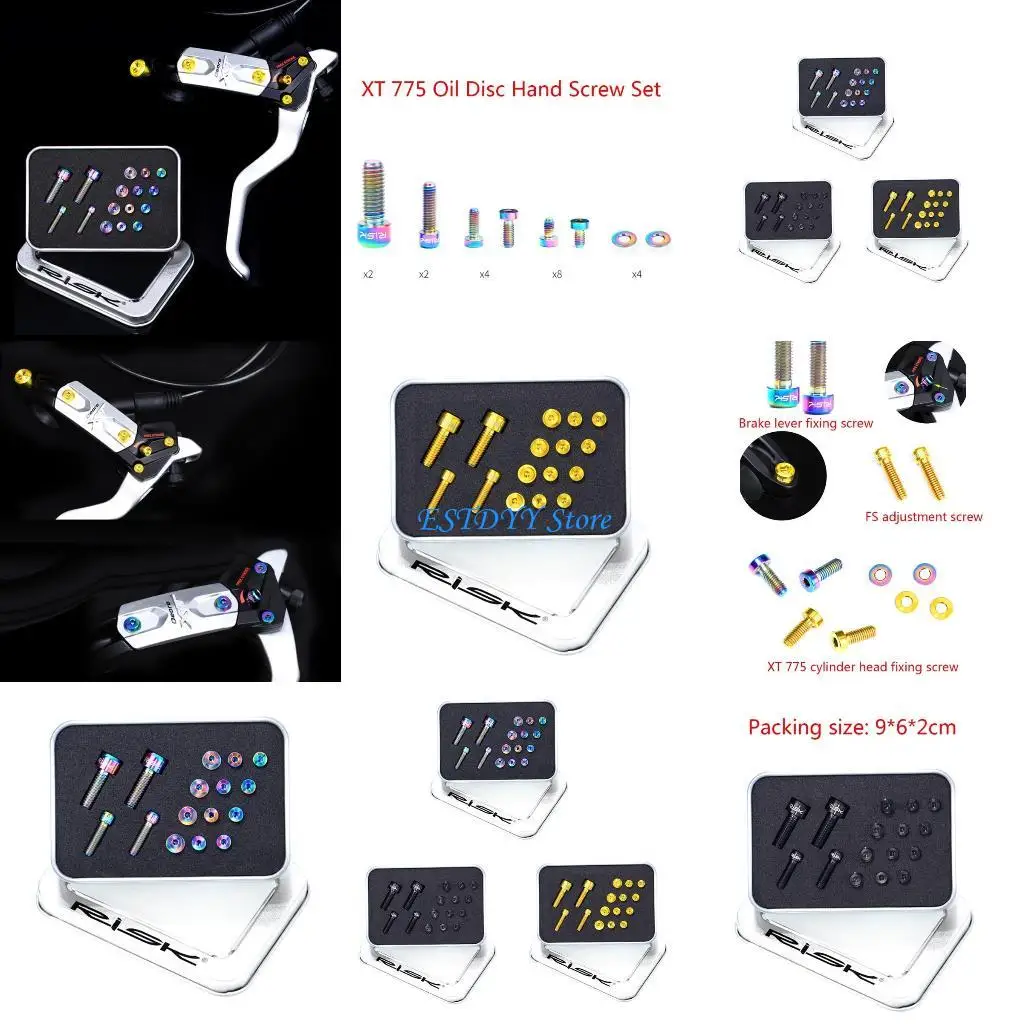 

G6DE Крепежные винты для велосипеда, для царапающих болтов из титанового сплава C, для титановых царапающих болтов для дискового