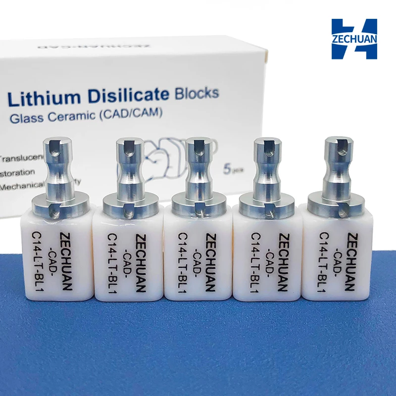 ZECHUAN C14 5 قطعة/Bxo كتل سيراميك زجاجية نظام Sirona CAM/CAD في كتل مختبر الأسنان #4