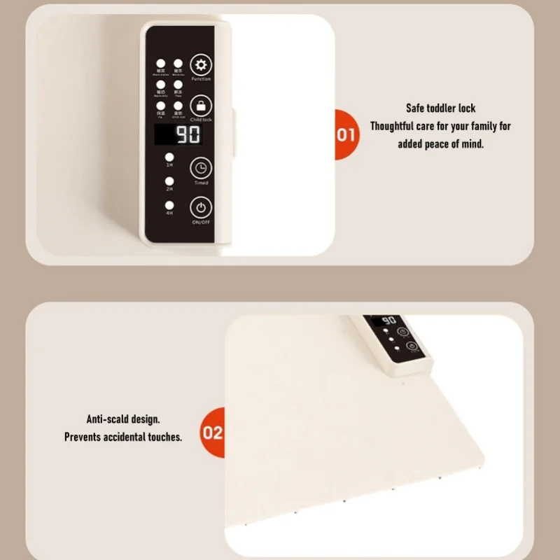 260w-electric-warming-tray-rollable-full-surface-heating-5-temperature-settings-1h-2h-4h-timer-silicone-food-warmer-110v-220v