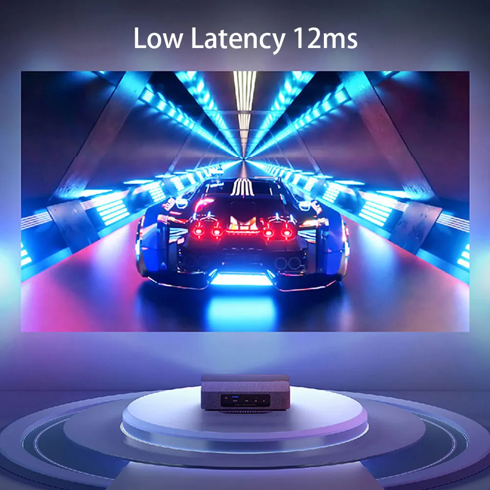Fengmi Formovie S5 Projetor 1080P Full HD Projetor Laser Fengmi 1100ANSI Sistema de Home Theatre Portátil Mini ALPD MEMC Projetor
