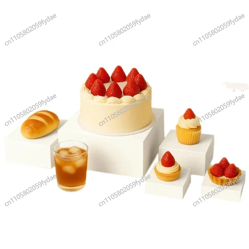 6Pcs Buffet Riser Food Riser with Hollow bottoms Display Stand Dessert Table Display Set for Candy Food Buffet Parties Brunch