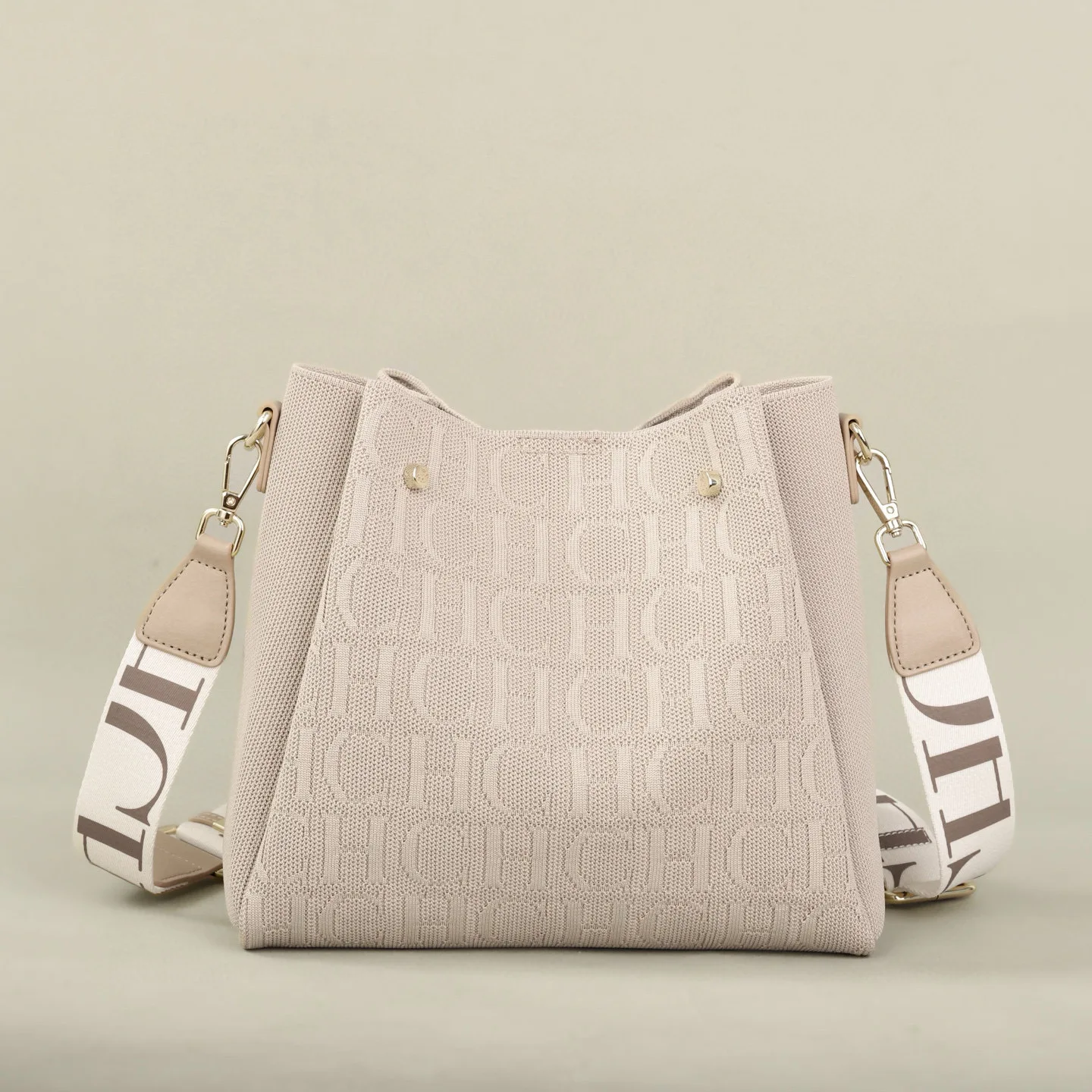 Trendy Knit Crossbody Bag for Women - Spacious Work Tote, Versatile Shoulder Purse, Daily Commute Essential